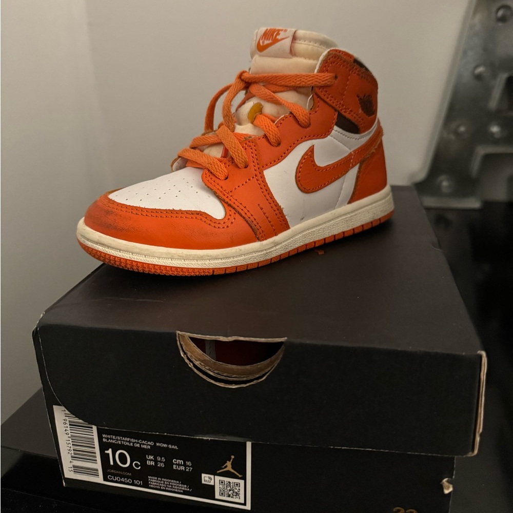 Toddler Jordan 1s starfish